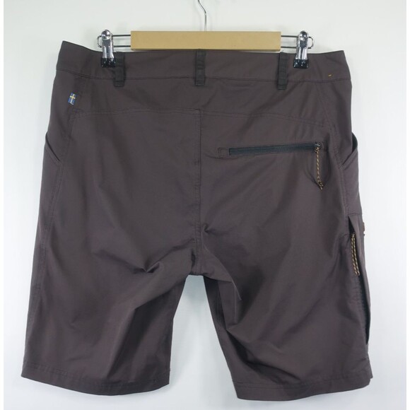 Fjallraven Abisko Lite Shorts Reg. Fit Mid Waist Gray Size 33 34 Gorpcore Trek - Picture 6 of 11